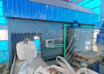 氧化鋅全自動(dòng)噸袋拆袋機(jī) 抱夾式噸袋全自動(dòng)拆包機(jī)