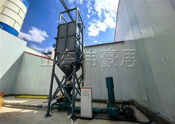 水泥噸袋自動拆包機+氣力輸送系統(tǒng)