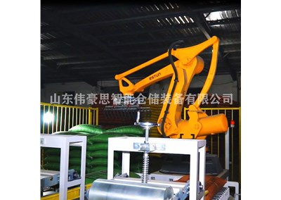 保溫劑機(jī)械手碼垛設(shè)備 全自動(dòng)碼垛機(jī)器人操作流程