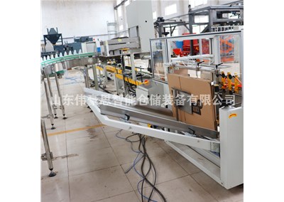 小蘇打智能裝箱碼垛設(shè)備 全自動裝箱碼垛生產(chǎn)線