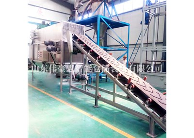 20KG化學(xué)原料密封式拆包機(jī) 自動(dòng)化拆袋設(shè)備工作現(xiàn)場(chǎng) 