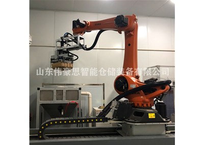 化工粉料機(jī)械手碼垛機(jī) 全自動碼垛系統(tǒng)方案