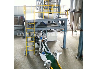砂漿縫包式自動(dòng)包裝機(jī) 智能包裝碼垛設(shè)備現(xiàn)場(chǎng)