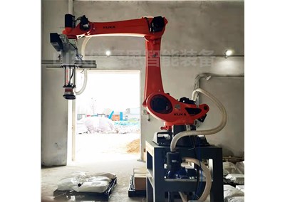 石灰粉破袋機(jī)械手是如何卸料的？