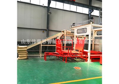 粉煤灰自動(dòng)化包裝碼垛機(jī) 高位碼垛機(jī)客戶實(shí)拍