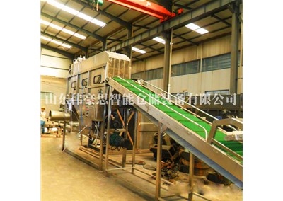 氯化銨全自動拆包系統(tǒng) 粉料拆袋卸料機工作步驟