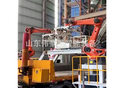 碳酸銨自動裝車機器人的工藝路線