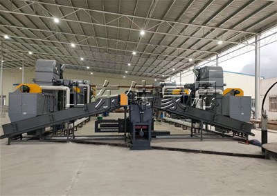 山東廢袋打包機生產廠家 廢袋自動打包機現(xiàn)場