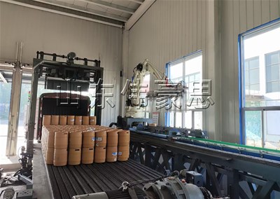 啤酒桶全自動(dòng)裝車機(jī) 推進(jìn)式裝車機(jī)工作流程