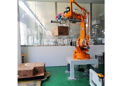 箱裝水果碼垛機械手 全自動紙箱碼垛機器人