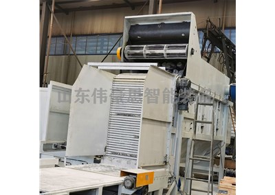 石灰石粉翻垛式拆袋機(jī) 全自動拆包卸料機(jī)展示