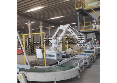 磷酸鹽自動(dòng)碼垛機(jī)器人 全自動(dòng)包裝碼垛生產(chǎn)線