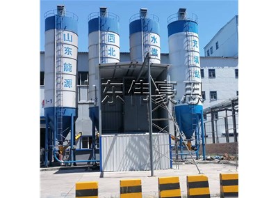 石灰石粉噸包投料站 自動噸袋拆袋設備現場