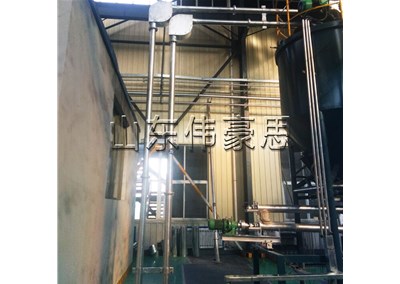 定制碳酸鈣管鏈輸送機(jī) 管鏈?zhǔn)捷斔蜋C(jī)客戶現(xiàn)場