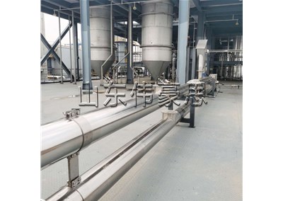 鈣粉管鏈輸送機 管鏈輸送系統(tǒng)現(xiàn)場