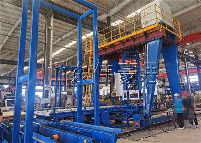 500KG鋁灰全自動裝車機 噸袋智能裝車機實拍