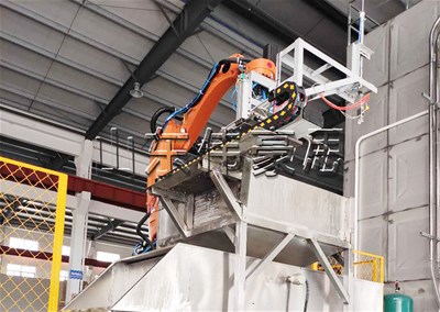 氫氧化鈉拆包機器人 全自動破包機工作流程