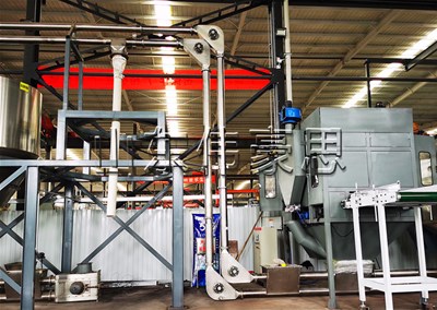 碳酸鉀管鏈?zhǔn)捷斔蜋C(jī) 管鏈輸送機(jī)工作案例