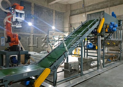 碳酸鈣粉自動破包機(jī) 自動拆包卸料機(jī)原理