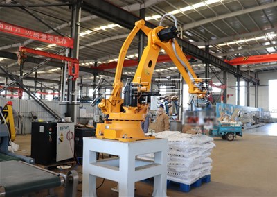 片堿全自動拆垛拆包線 自動拆包機器人流程