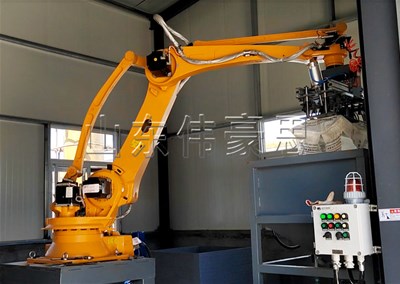 硫磺顆粒自動拆包機械手 機器人全自動破袋機