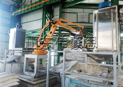 片堿自動(dòng)拆包機(jī)器人的特點(diǎn)有哪些？