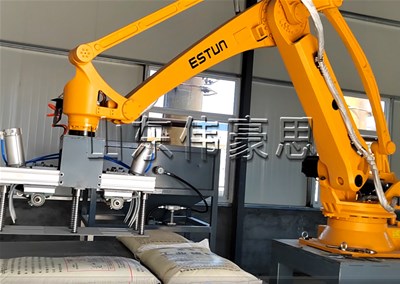 硫磺機(jī)械手自動(dòng)破袋機(jī) 全自動(dòng)拆包機(jī)器人現(xiàn)場(chǎng)