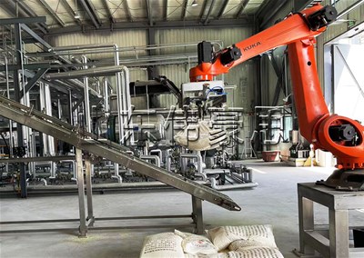 硫磺自動(dòng)拆包機(jī)器人 全自動(dòng)拆包機(jī)非標(biāo)定制