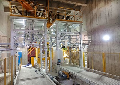 電池材料全自動(dòng)噸包包裝機(jī) 自動(dòng)噸袋包裝機(jī)流程