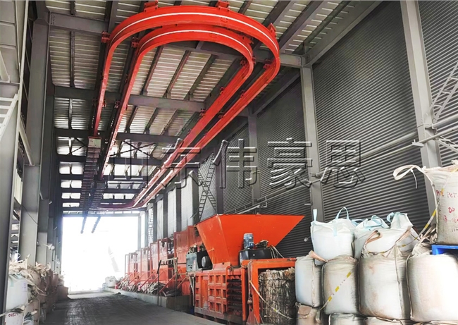 噸包全自動破包機(jī)（環(huán)形吊軌）